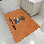 Badvorleger mit abstraktem Design
