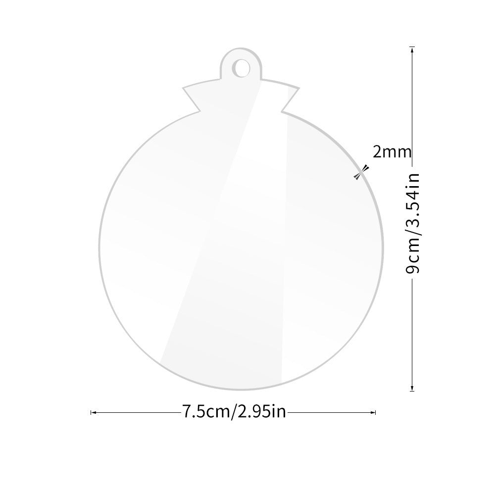 Frosted Snowflake Ornament