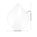 Frosted Snowflake Ornament