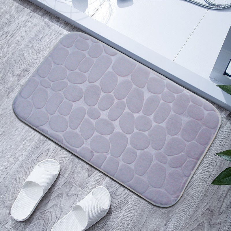 Plush Textured Bath Mat