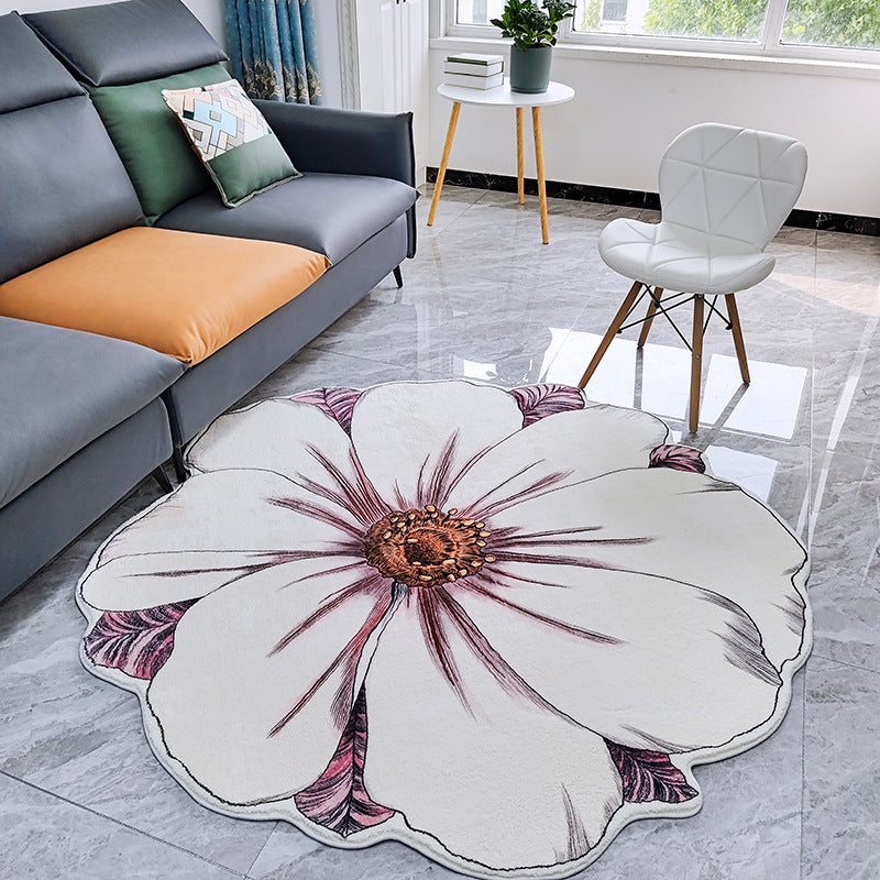 Floral-Shaped Area Rug