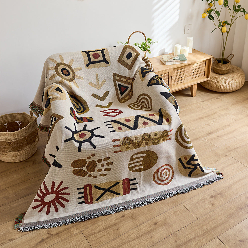 Jacquard-Wohndecke