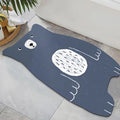 Bear-Shaped Bath Mat