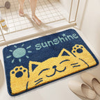 Plush Bunny-Themed Bath Mat