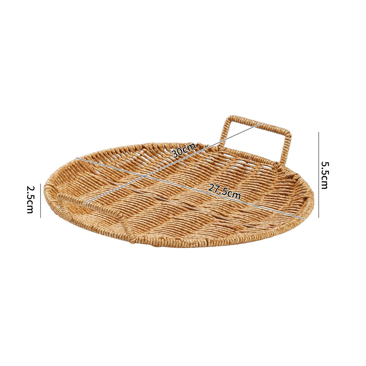 Handwoven Decorative Serving Basket