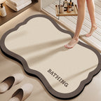 Saugfähige Badezimmer-Bodenmatte