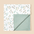 Babydecke aus Musselin mit zwei Texturen