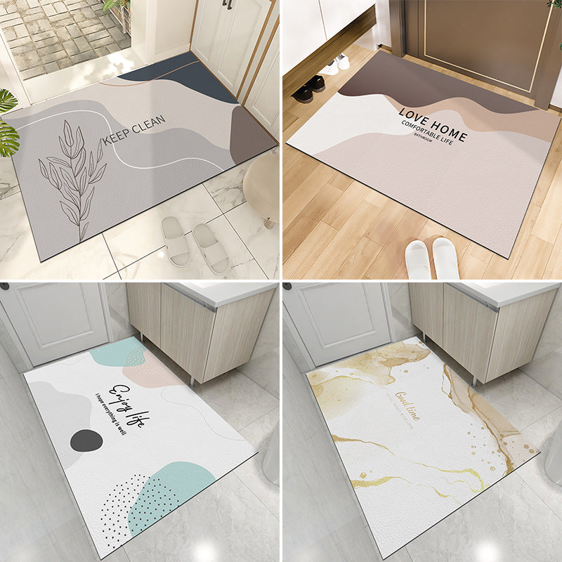 Badvorleger mit abstraktem Design