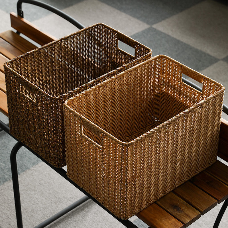 Rectangular Woven Storage Bin
