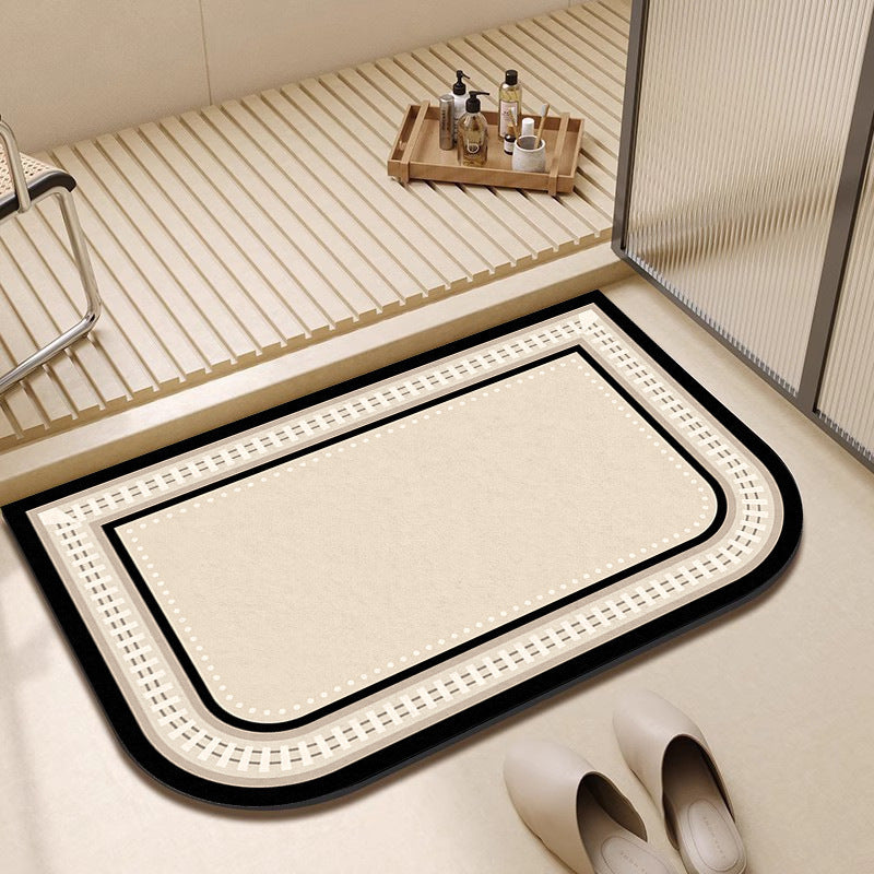 Soft Textured Cloud-Shaped Bath Mat