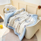 Girls Animal Motif Cuddly Blanket