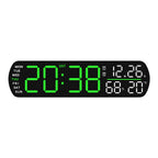 Digital Wall Clock with Multifunctional Display