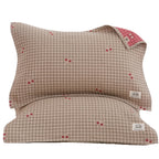 Pillowcase with Modern Checkered Pattern