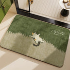 Mountain Landscape Bath Mat