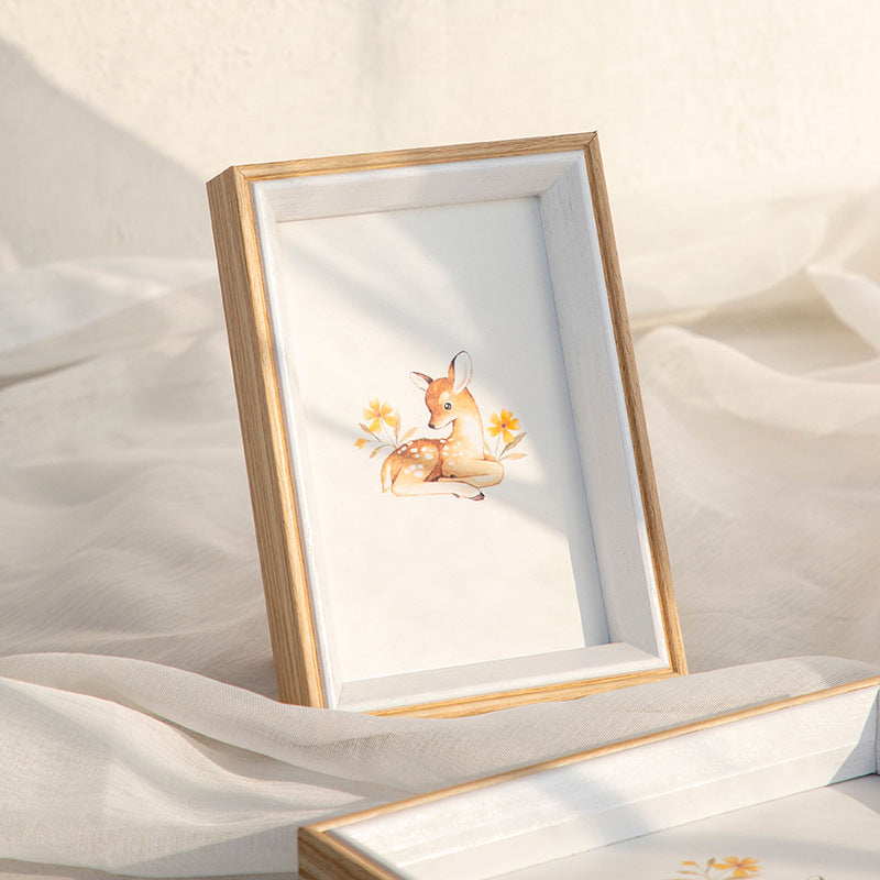 Bilderrahmen mit charmanter Tierillustration