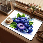Lemon-Themed Decorative Kitchen Mat