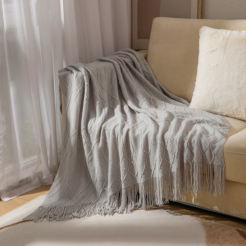 Ladies' Stylish Textured Throw Blanket