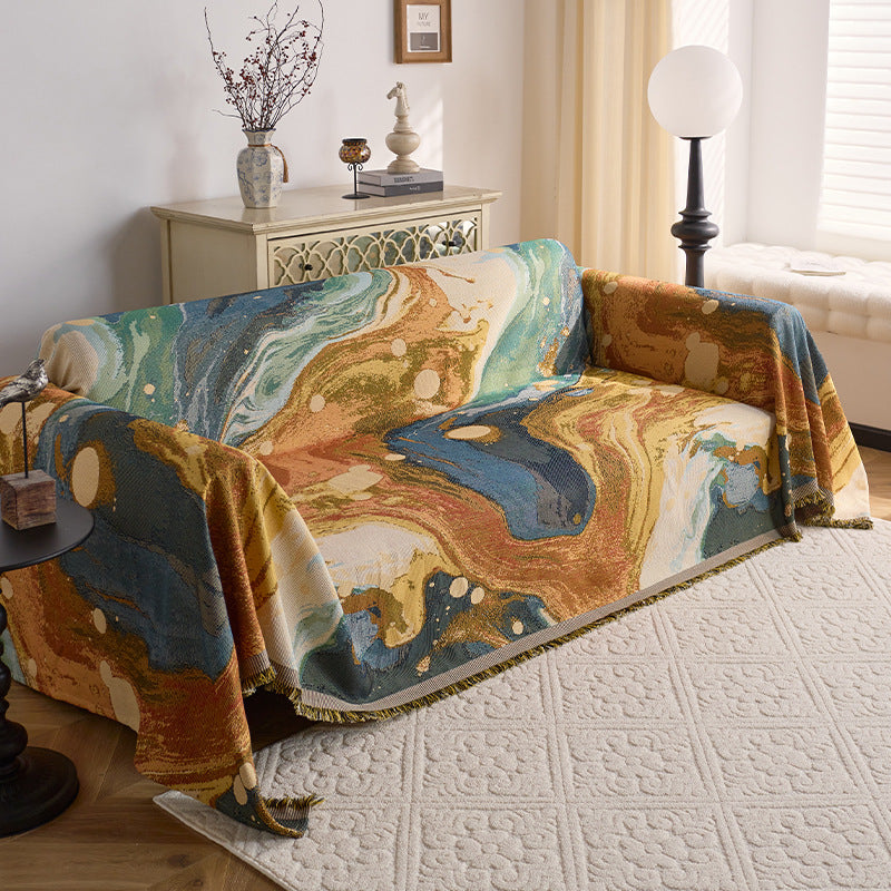 Decke mit abstraktem Design