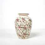 Elegante florale Keramik-Karaffe