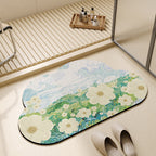 Floral-Shaped Decorative Bath Mat