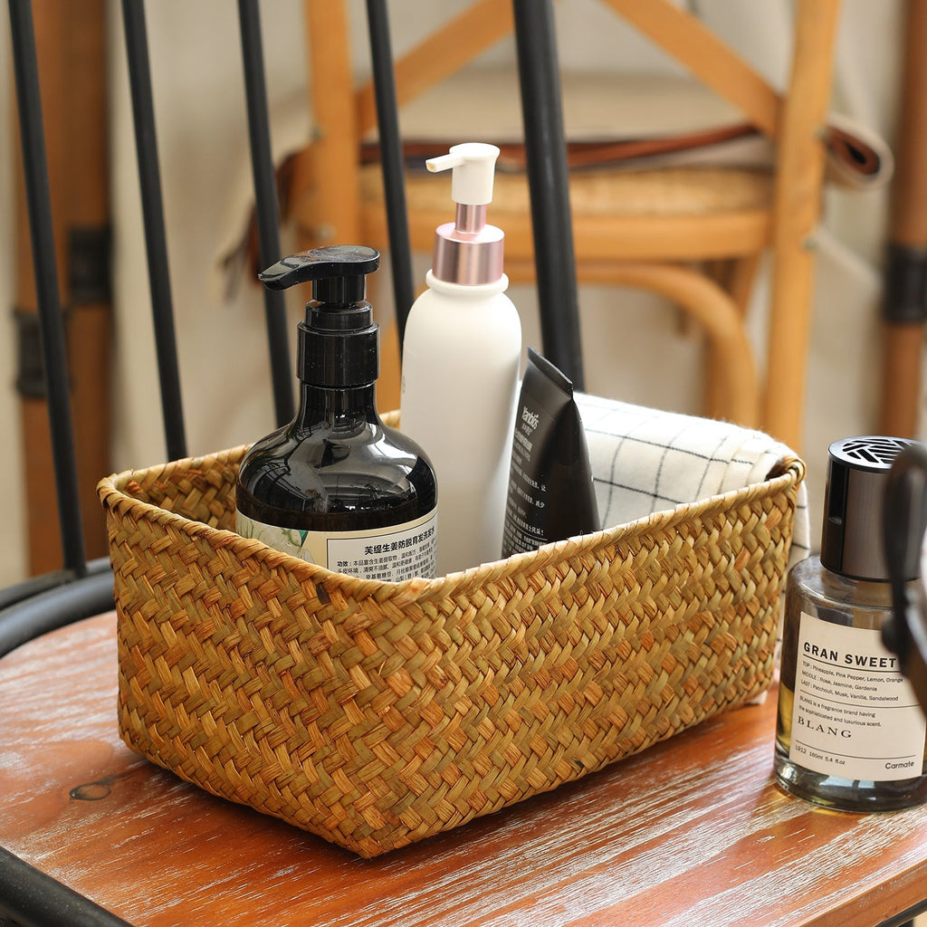 Unisex Natural Woven Storage Basket