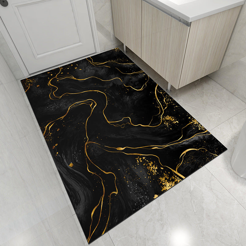 Badvorleger mit abstraktem Design
