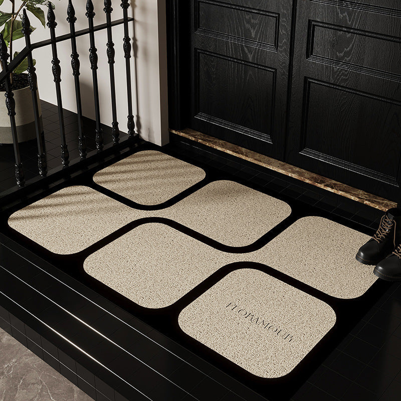 Floral Design Decorative Entrance Mat