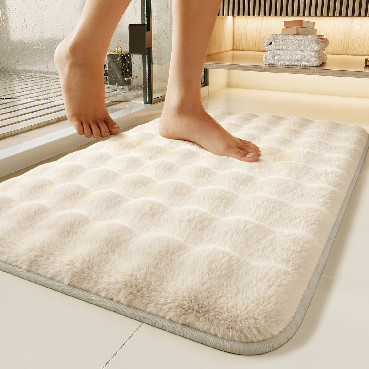 Plush Memory Foam Bath Mat