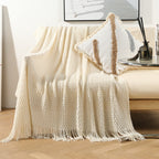 Gemütliche Strickdecke