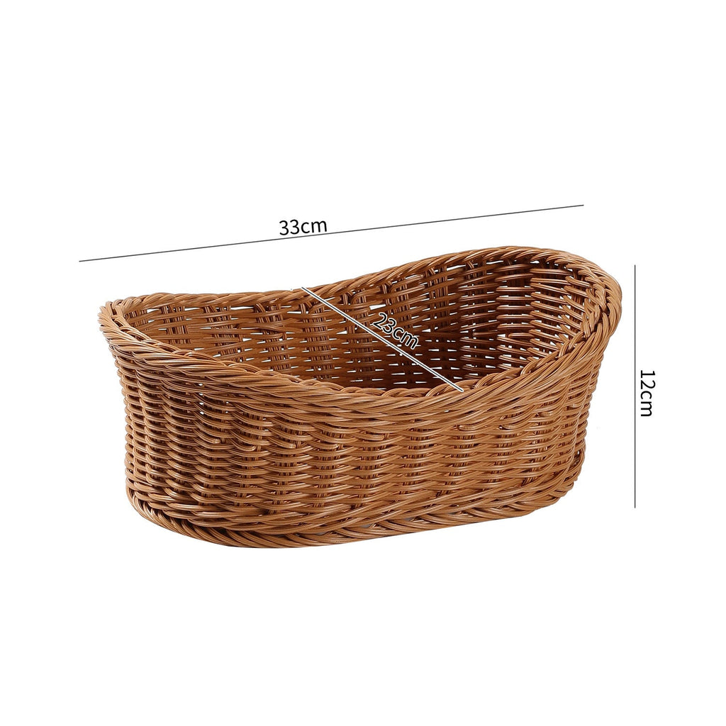 Unisex Elegant Oval Storage Basket