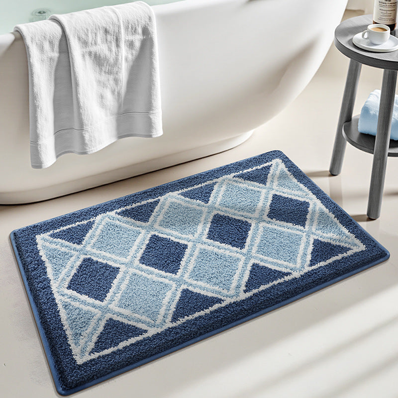 Turtle-Themed Plush Bath Mat