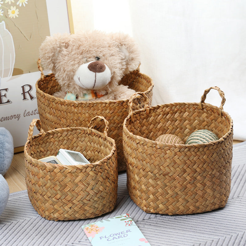 Multi-Functional Handwoven Storage Basket