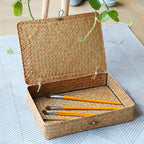 Handwoven Storage Box with Lid