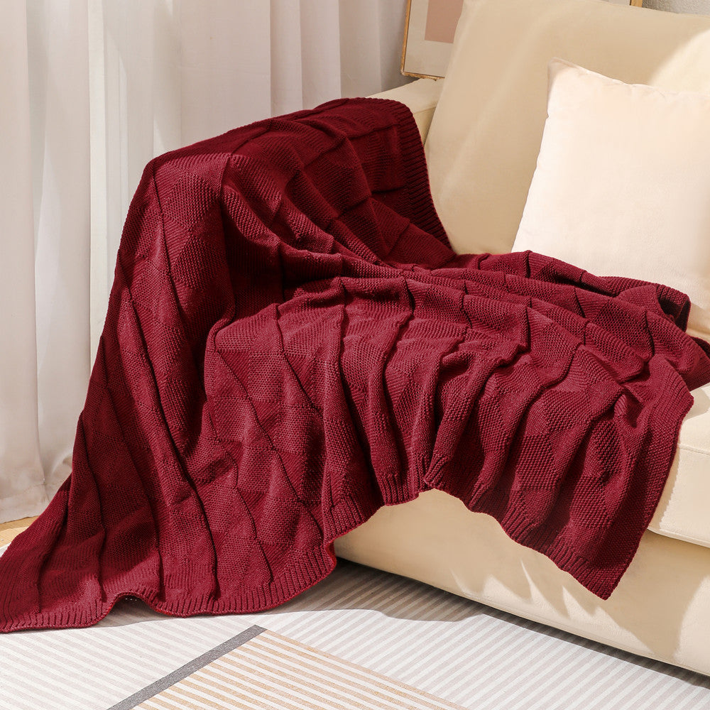 Decorative Textured Throw Blanket