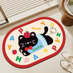 Cartoon Themed Bath Mat