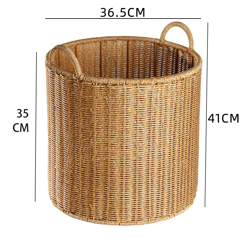 Storage Basket with Ergonomic Handles