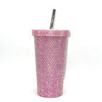 Rhinestone-Studded Travel Cup