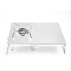 Tragbarer Gaskochtisch mit Klappdesign und stabiler Aluminiumoberfläche