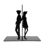 Silhouette-Buchstützen