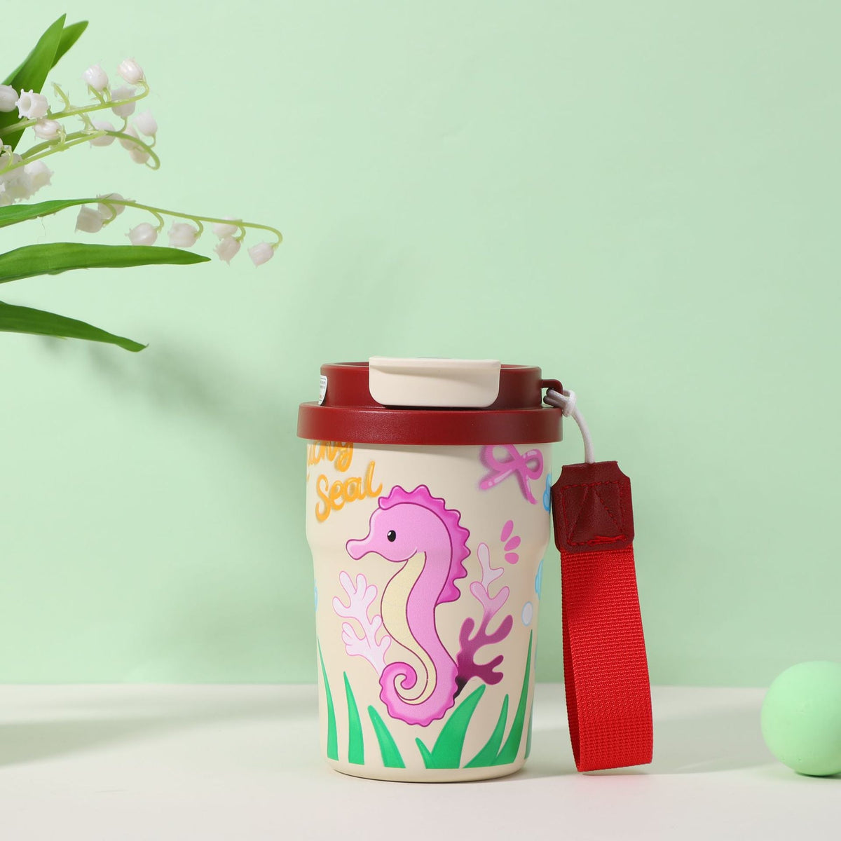 Reisebecher mit Design