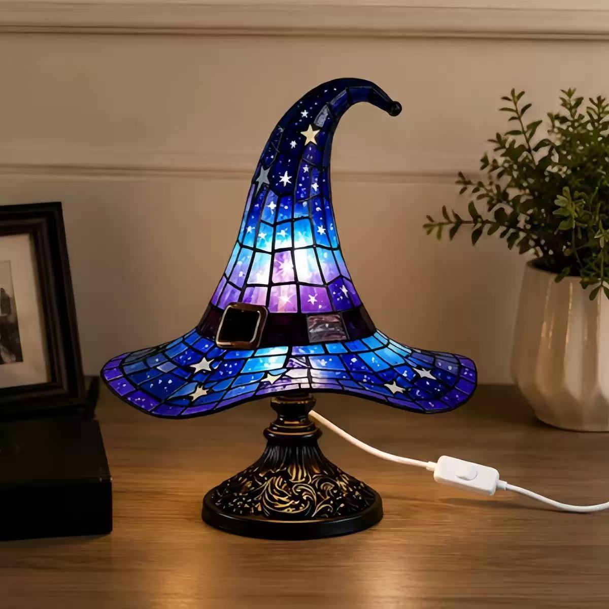 Dekorative Zauberhut-Lampe