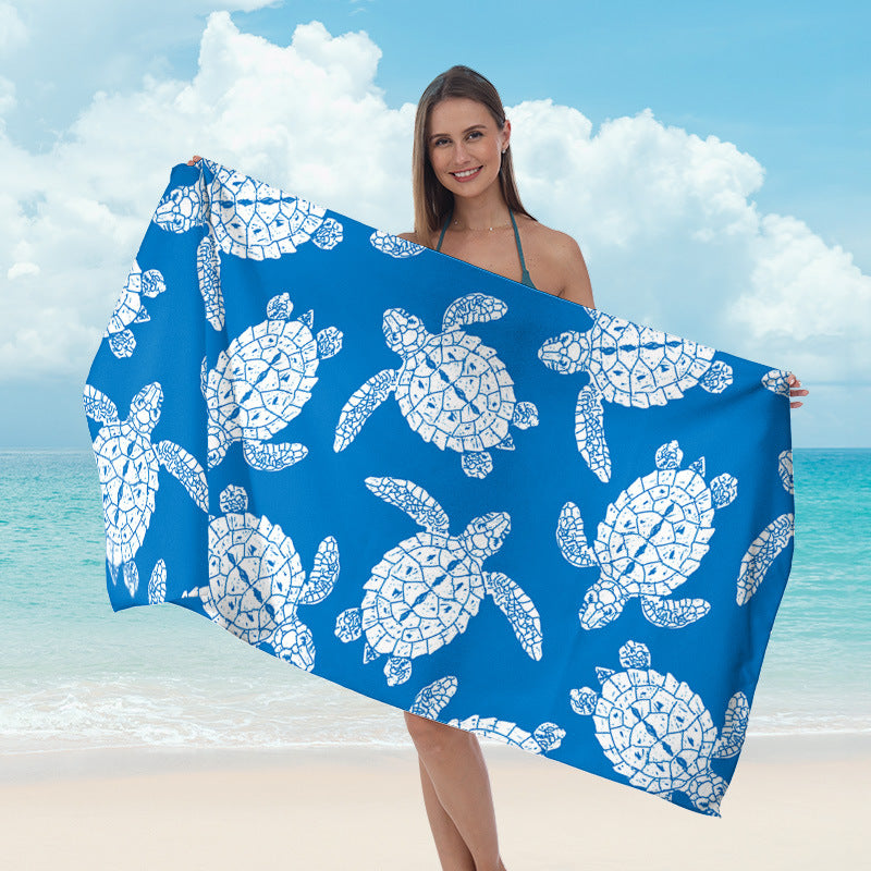 Strandtuch mit maritimem Sterndesign