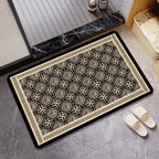 Elegant Geometric Pattern Bath Mat