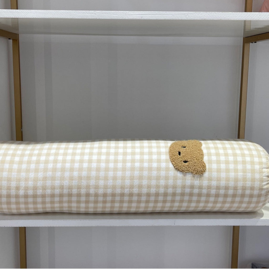 Padded Quilt Set with Bear Appliqués