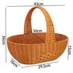 Large Woven Garden Picnic Basket