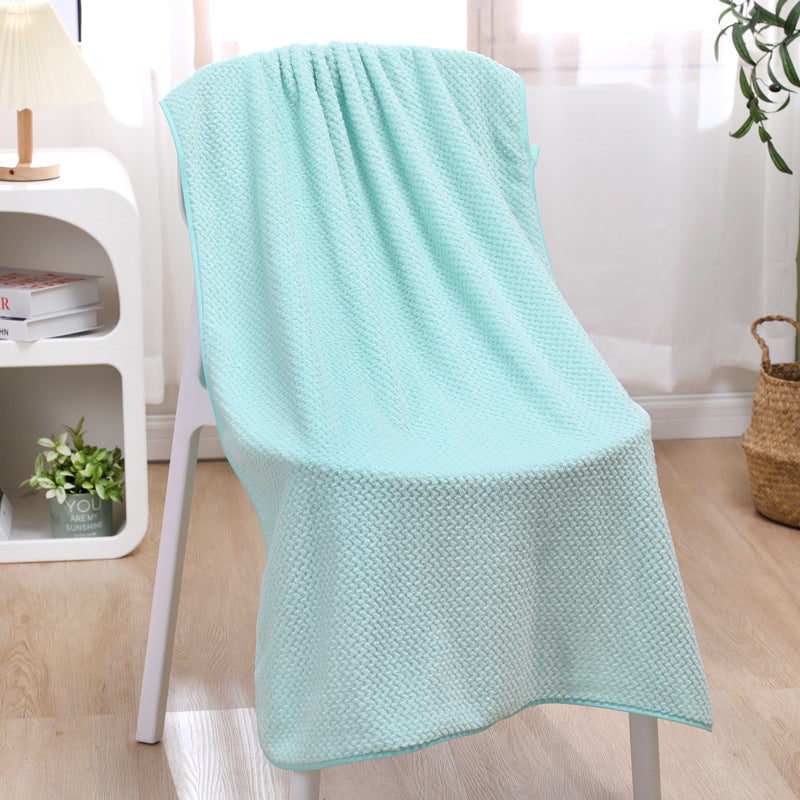 Waffle Weave Lightweight Absorbent Bath Towel