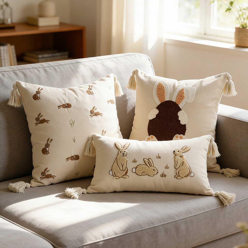 Bunny Design Pillowcase