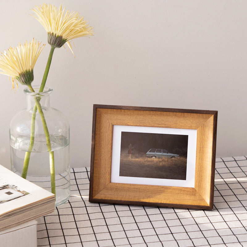 Elegant Wooden Table Picture Frame