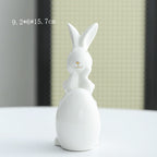 Decorative Ceramic Bunny Figurine