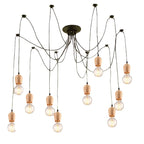 Böhmische Multi-Bulb Pendelleuchte
